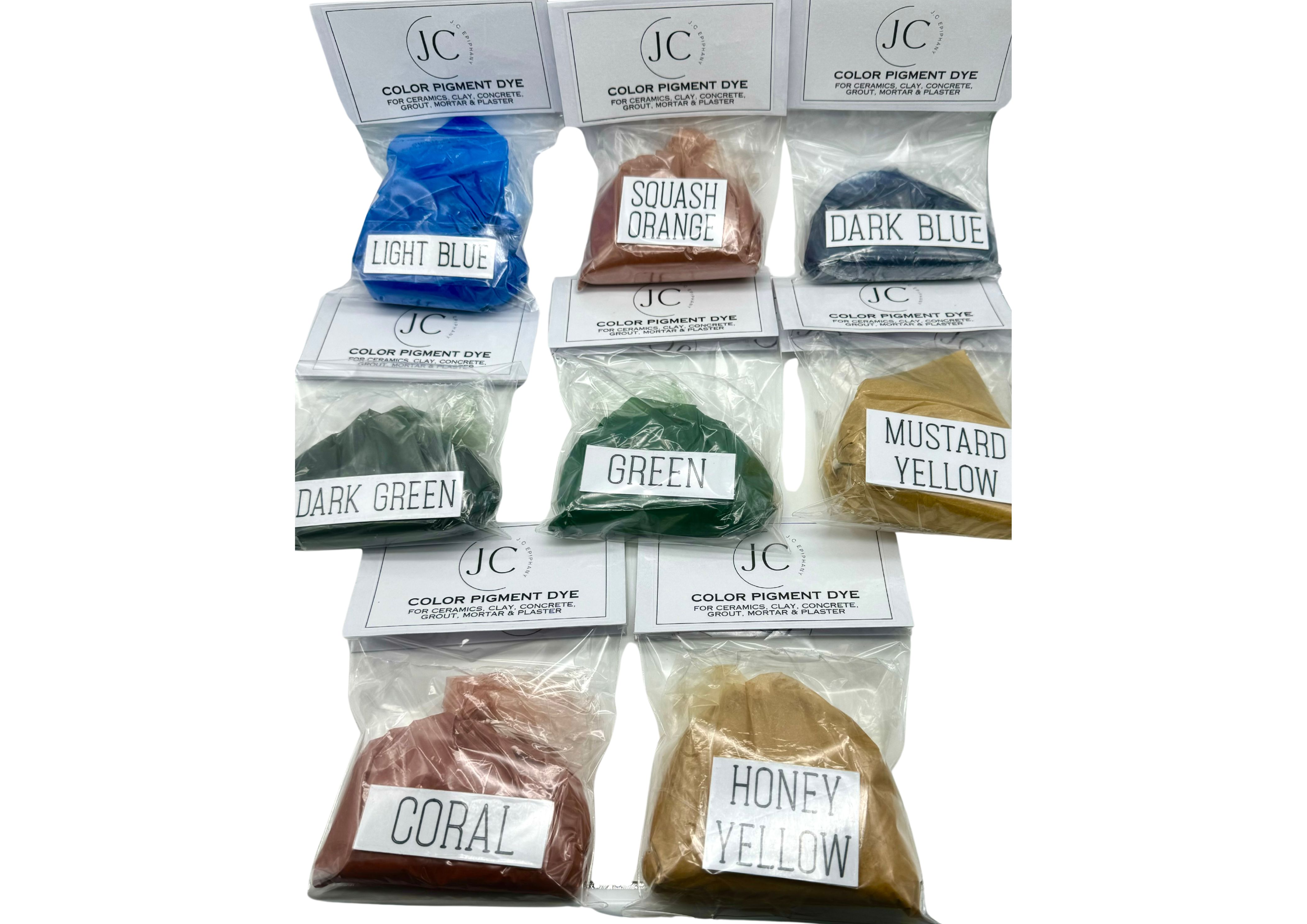 Various color pigments for cement